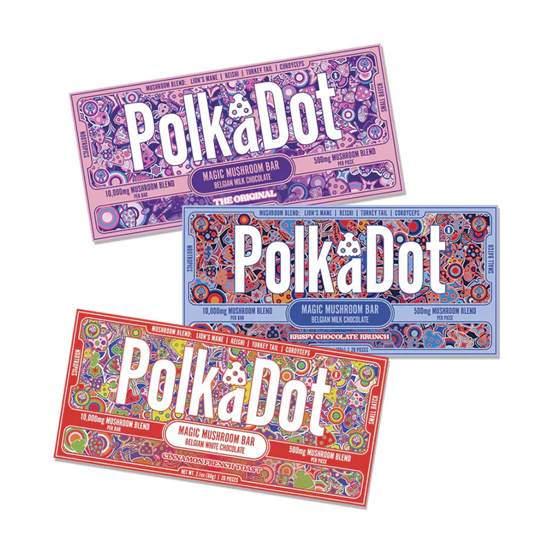 PolkaDot mushroom bars